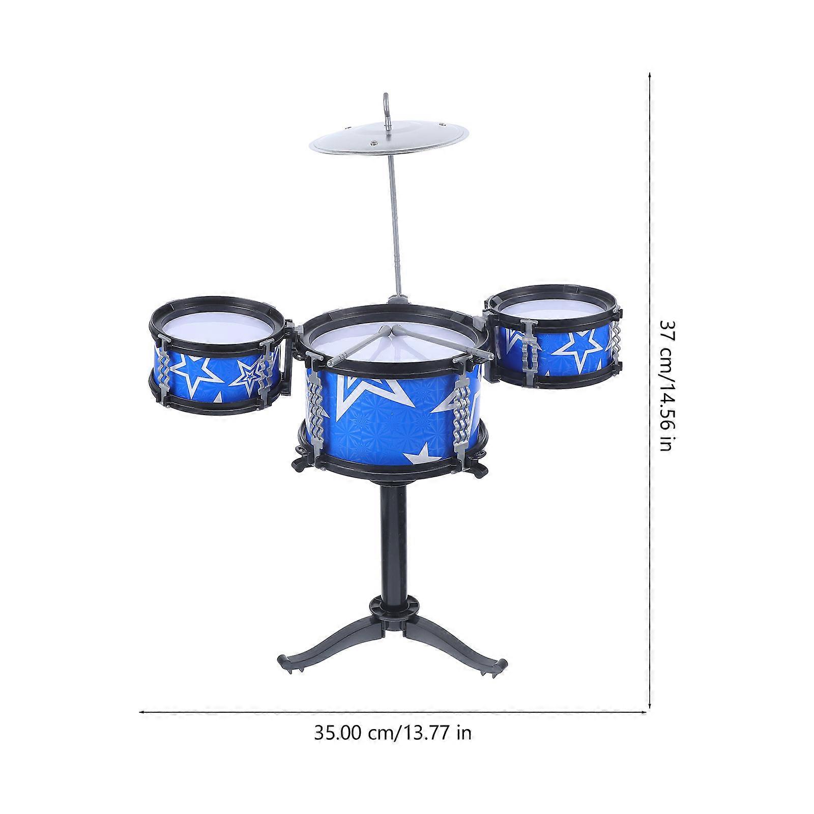 Drum Set Toy Simulation Percussion Instrument for Playing 1Set