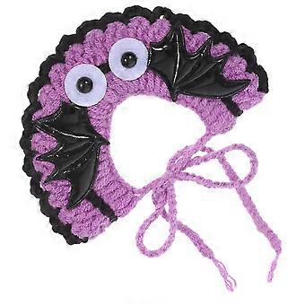 Knitted Pet Halloween Collar Scarf for Cat and Dog with Woolen Yarn