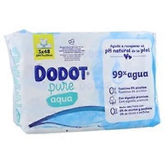 Pack of Aqua plastic free wipes 144 units