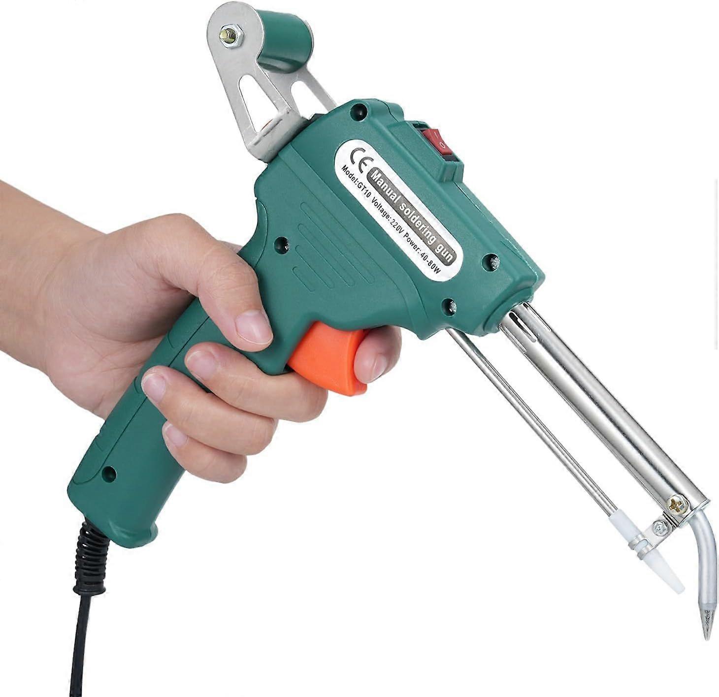 220V 60W external heating handheld welding gun, electric temperature control tool, adjustable welding tool set