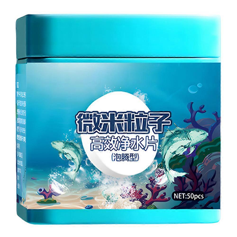 High-Efficiency Aqua-Water Purification Tablets Effectively Water Purify for Drinking While Hiking Camping