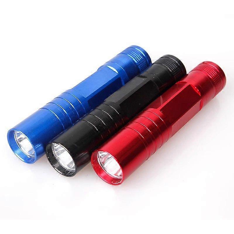 Mini LED Flashlight AA Battery Portable Torch 3 Pack