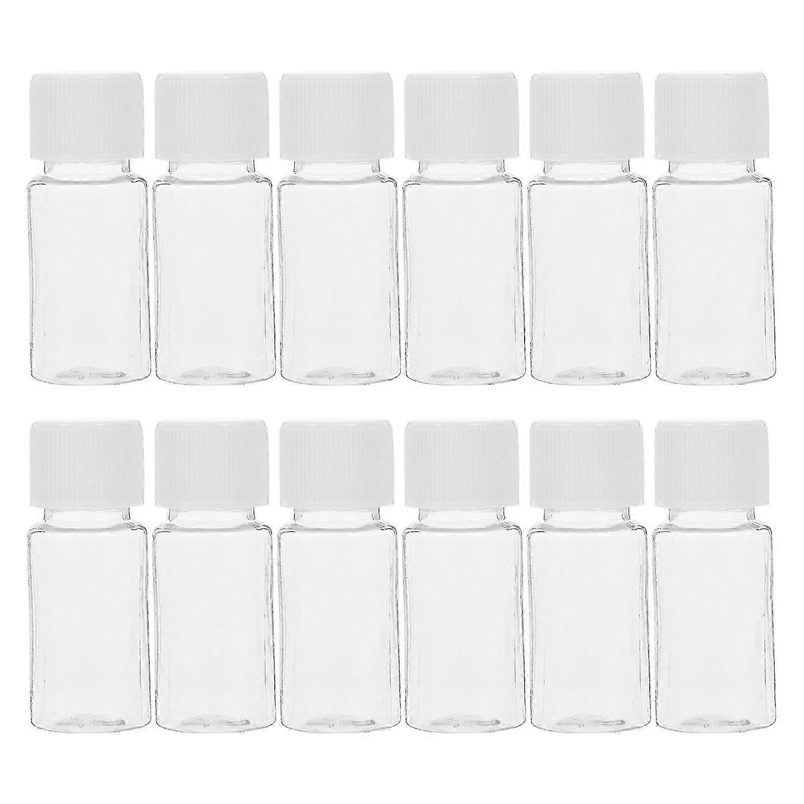 Plastic Sample Bottles Transparent Lotion Bottles for Storage 100Pcs Refillable