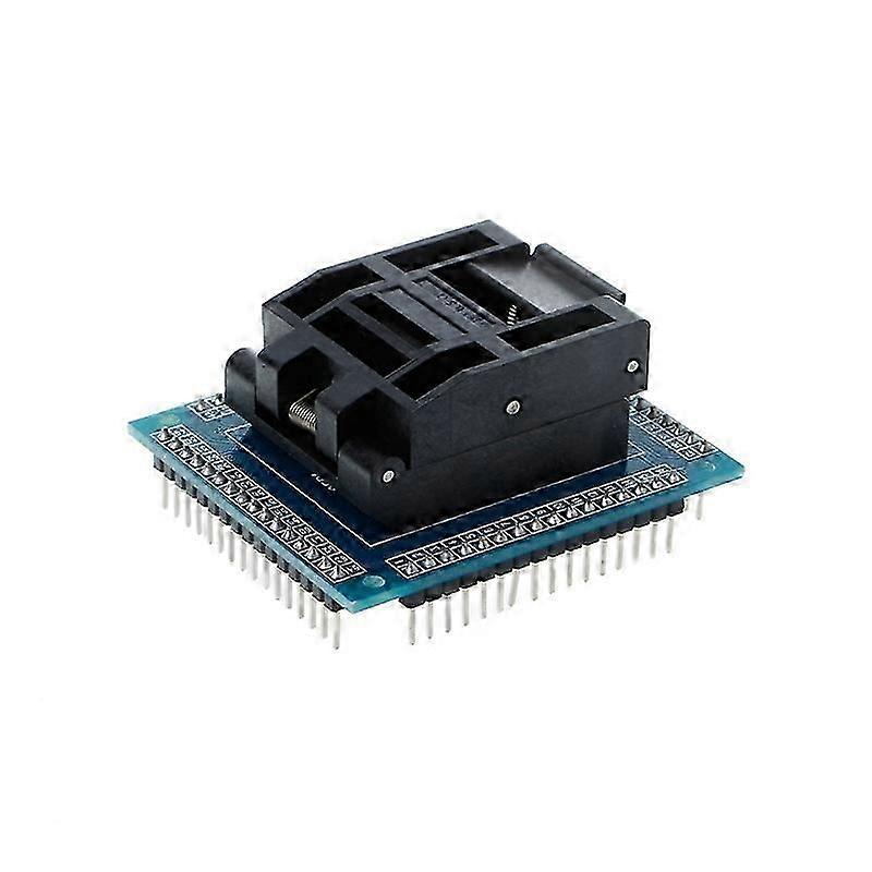 Test Socket Programming Adapter Conversion Block For 0.5m QFP64 TQFP64 LQFP64 IC 26-27