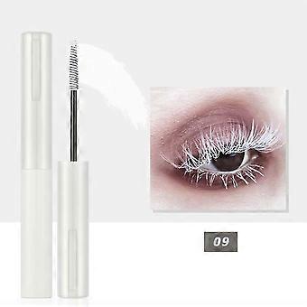 No Bloomings 9 Color Mascara with Comb, Long Lasting Charming Eye Makeup Tool, for Wedding Birthday