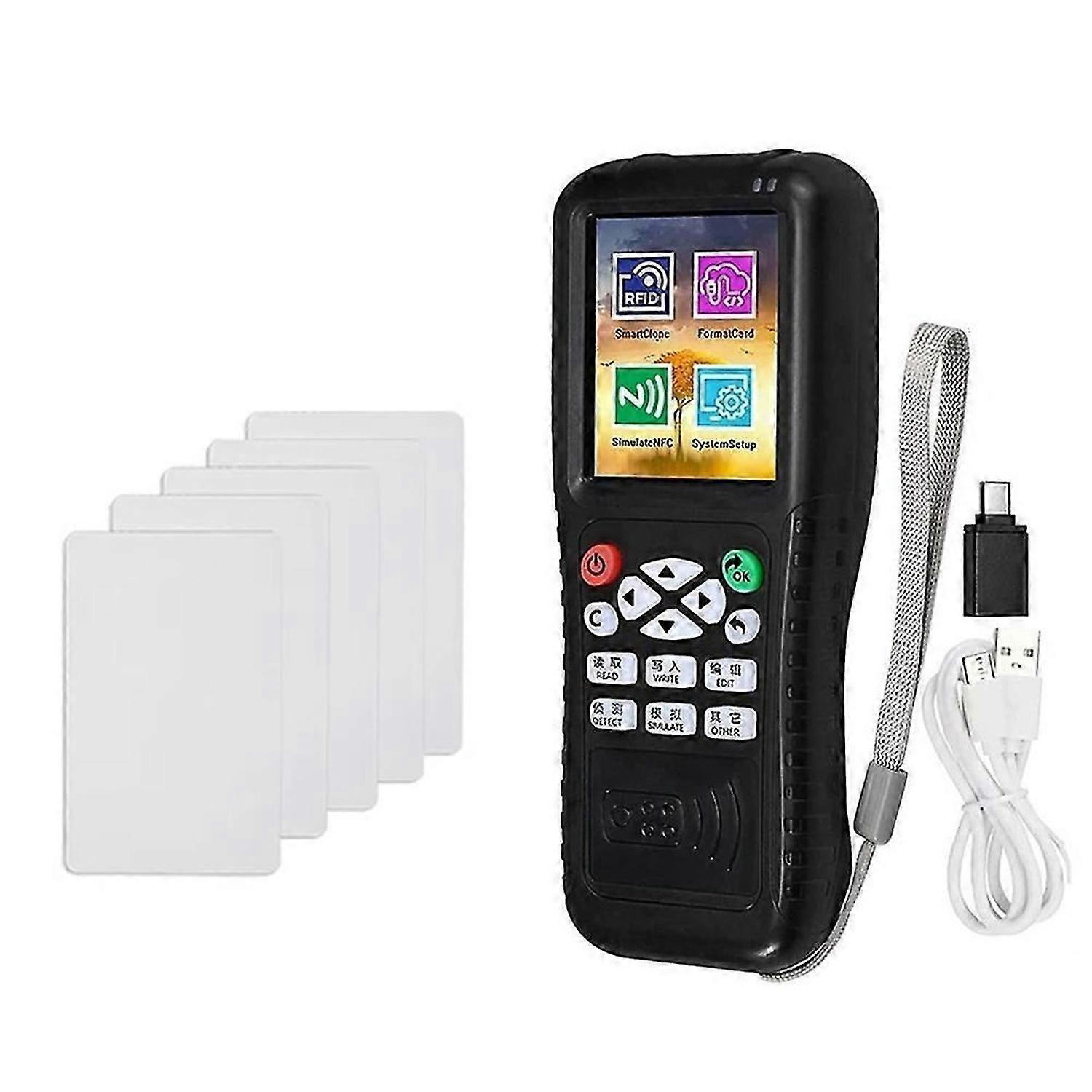 X100 RFID NFC Smart Card Reader Writer+5 x CUID Card RFID Duplicator