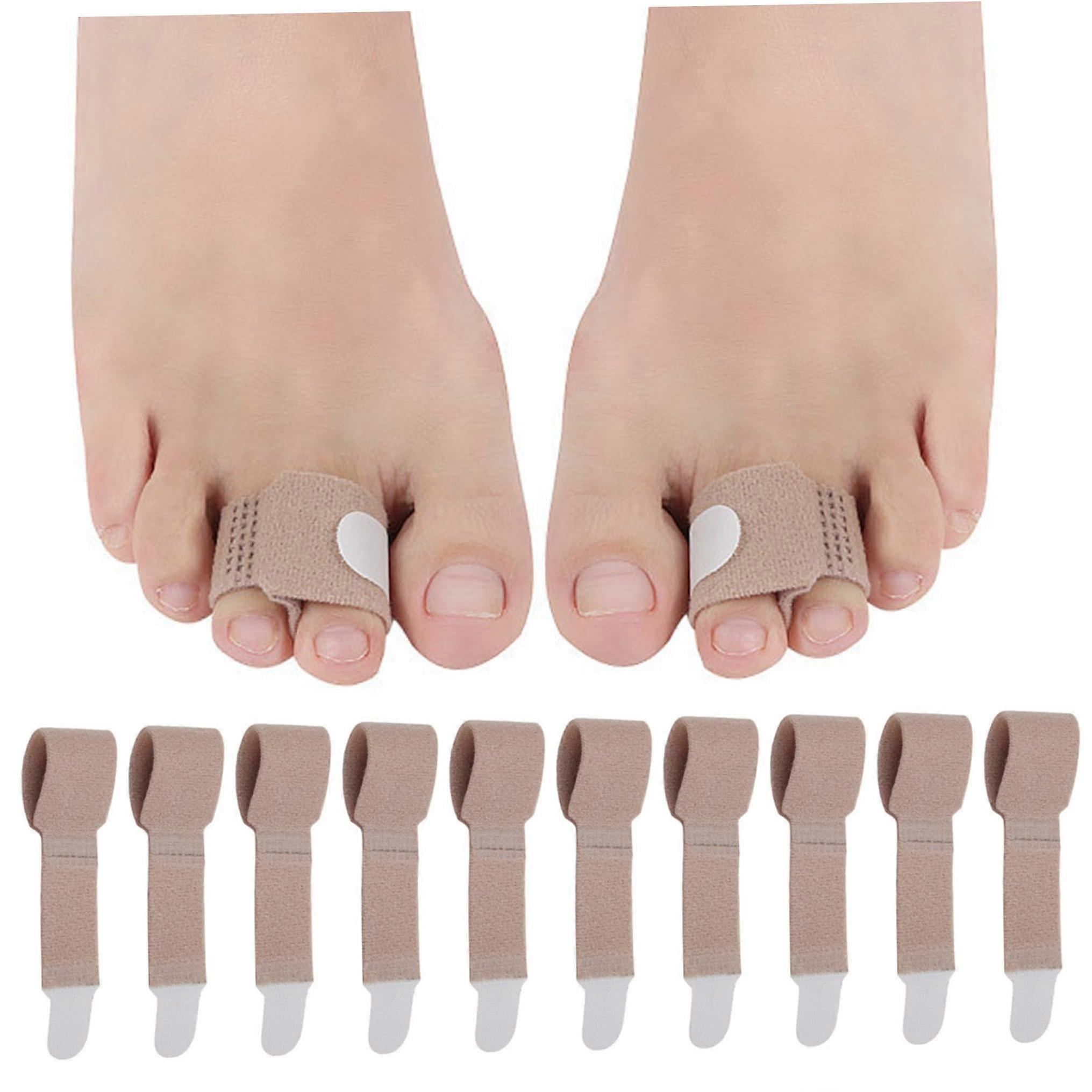 Toe Splint for Hammer Toe Correction, Breathable Adjustable Alignment Support, 10PCS for Women
