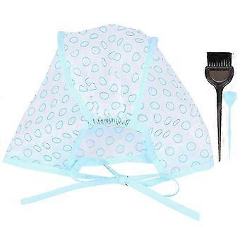 Hair Dyeing Coloring Brush and Cap for Hair Highlighting 4Pcs Kit,z