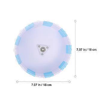 Hamsterrad, Kleintier-Trainingsrad, 1 Set, Blau, PVC