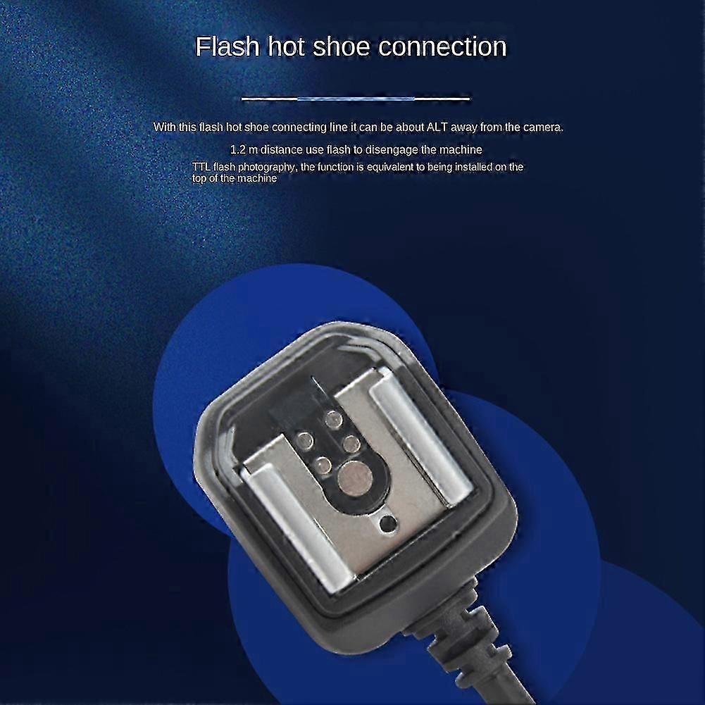 OC-E3 Off Camera Flash Cable Hot Shoe Cord Camera Extension Cord