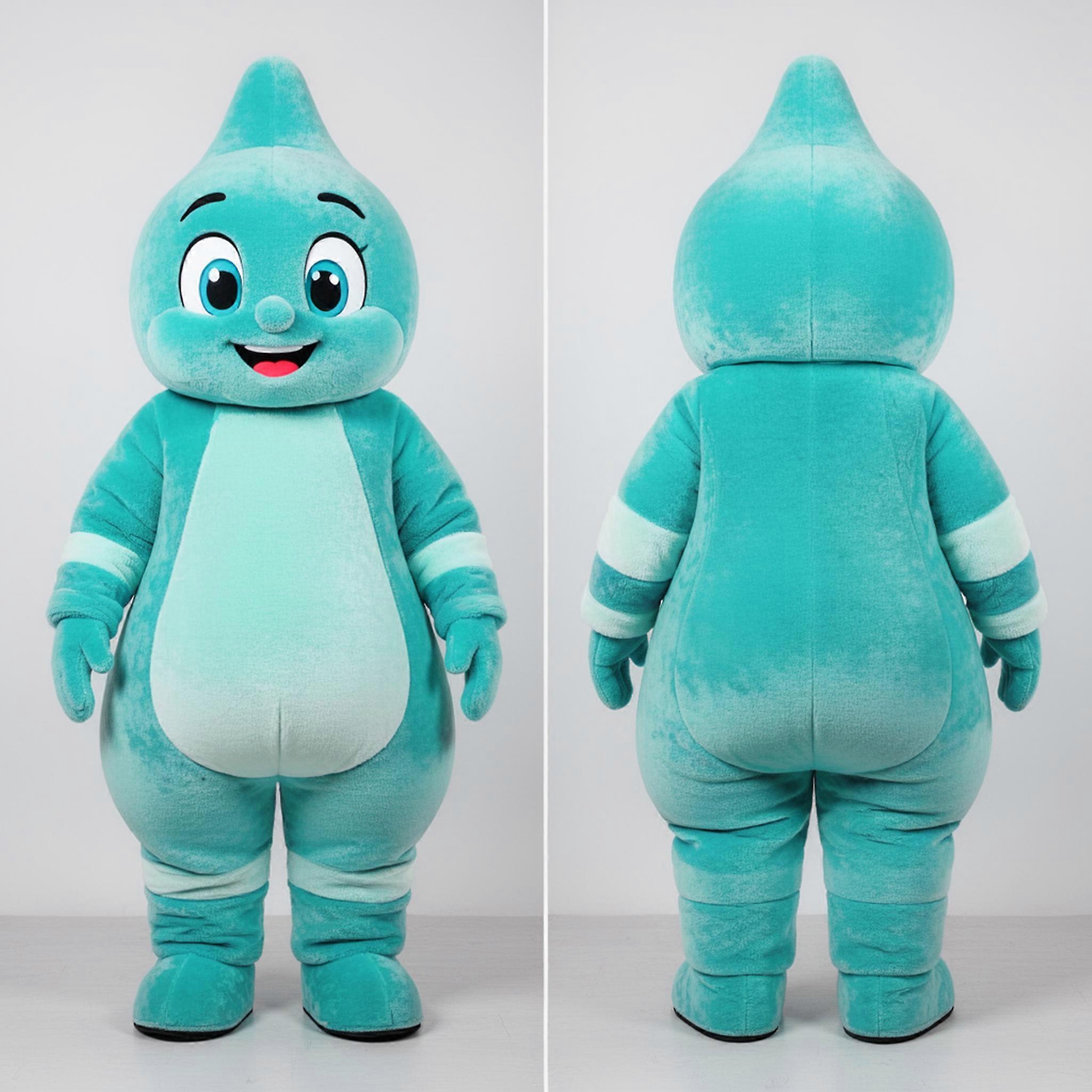MASTICOT Turquoise Velvety Aglet Mascot