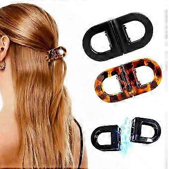 Fermagli magnetici per capelli, 2 fermagli magnetici per capelli da donna, fermagli anti-grippaggio a tenuta forte, design 2 in 1 senza cuciture per acconciature di tutti i giorni | Crease-wsx