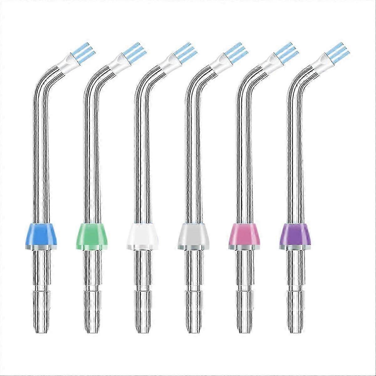 Flosser Replacement Tips for ,Plaque Seeker Replacement Tips Compatible for Water 6 Pack CUS