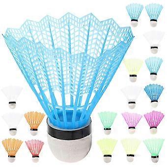 20pcs Advanced Plastic Badminton Colored Shuttlecocks Rainbow Ball Sports Gadget Sports Accessories for Sports Outdoor (Mixed Color)