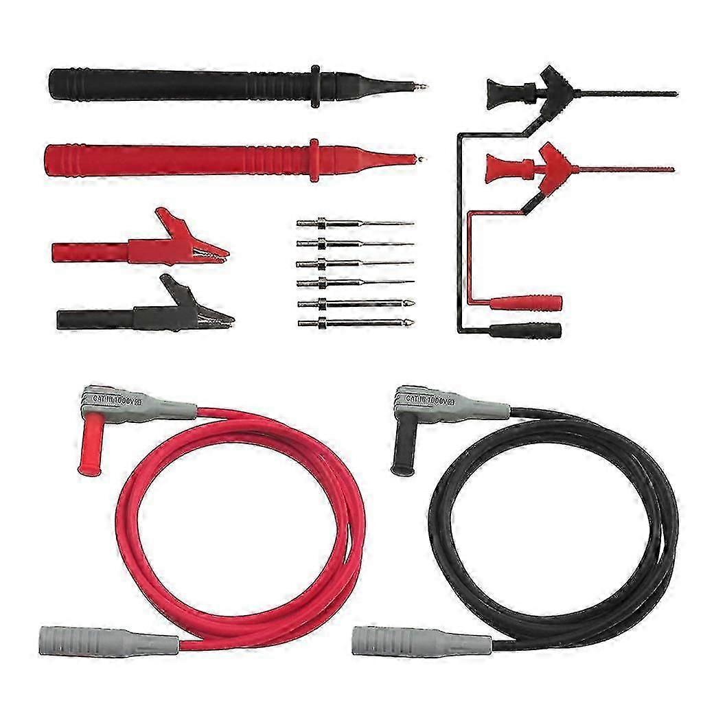 2026 New 14-in-1 Replaceable Multimeter Test Probe Set Multi Meter Test Lead Kits