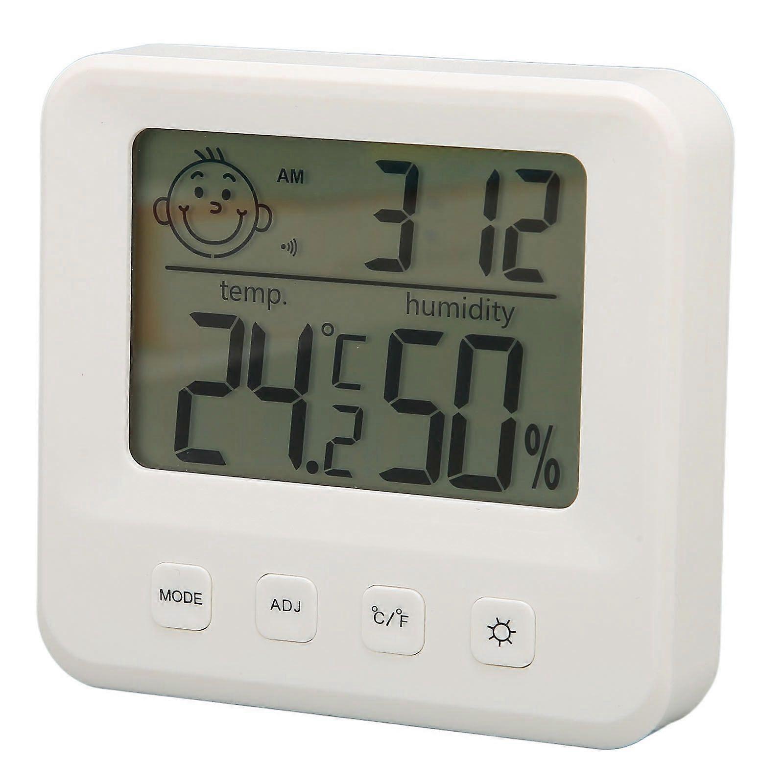 Digital LCD Thermometer Hygrometer with Backlit Screen and Comfort Indicator