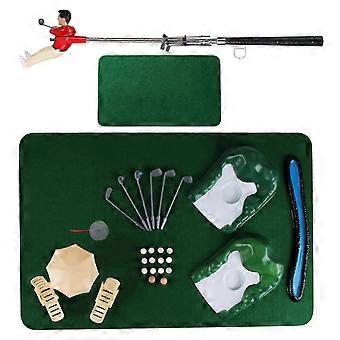 Kids Mini Golf Set Red Plastic
