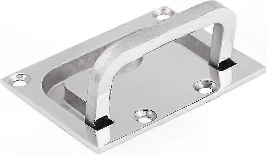 Stainless Steel Boat Hatch Pull Handle, Flush Mount Locker Accessory