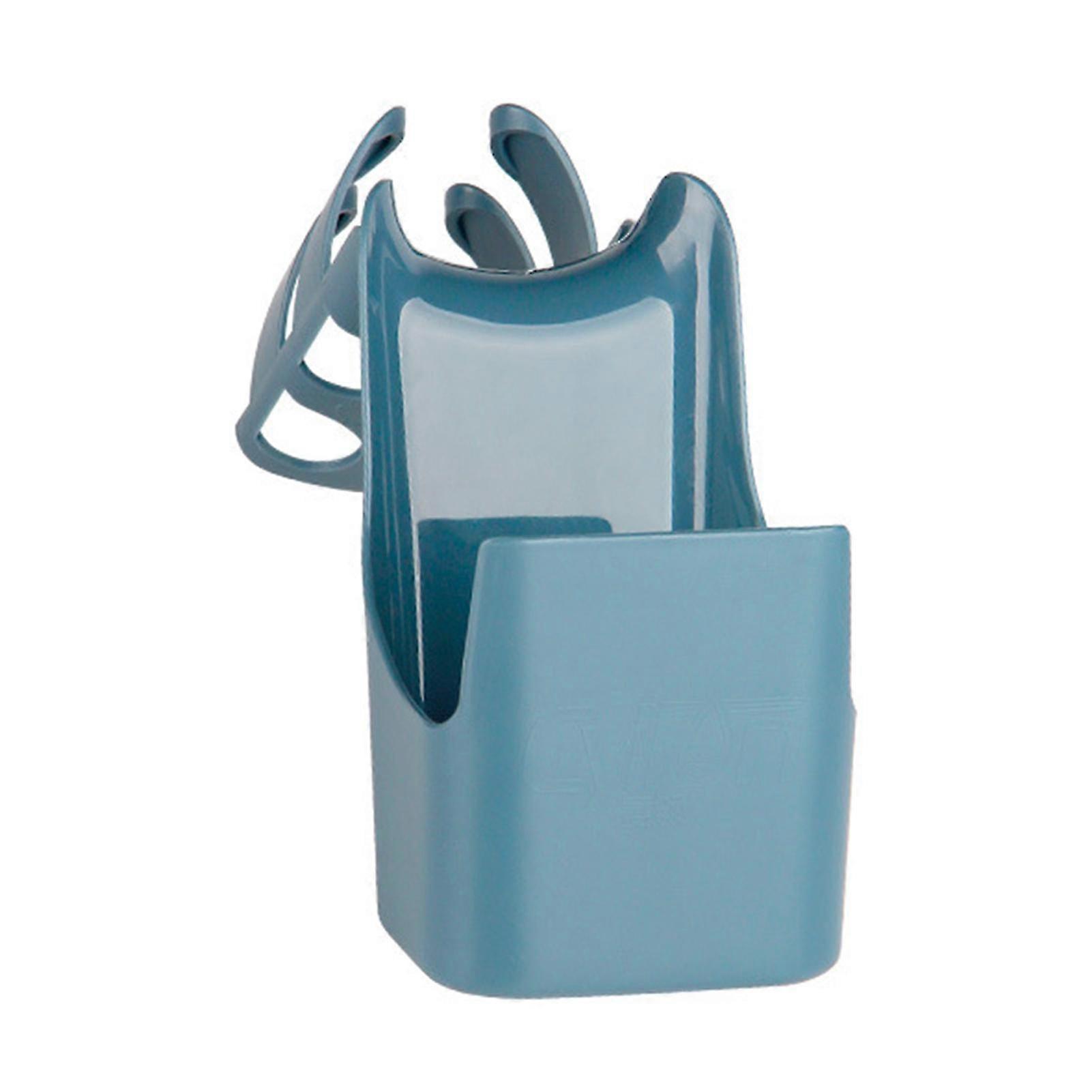 Portable Bike Chain Cleaner Tool Dark Blue Splash Proof Multi-function Grease Storage