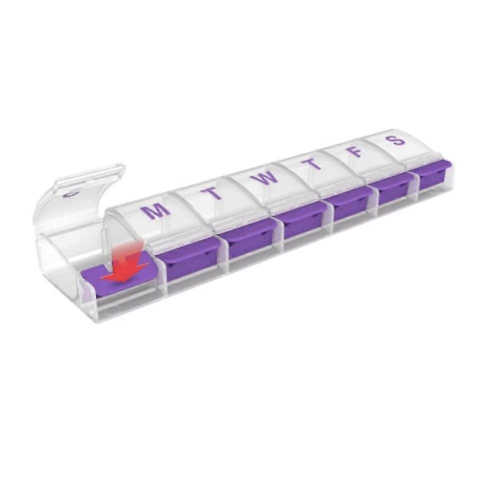 7-Compartment Sealed Pill Box