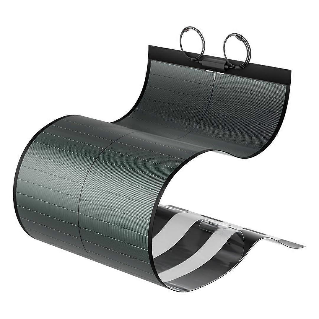 Fleksibelt solpanel - Bøjbart solpanel - Fleksibel solcelle.