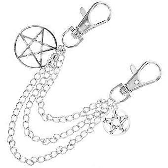 Shoe Chain Decoration Alloy Replacement Boot Chain 2Pcs for Shoes