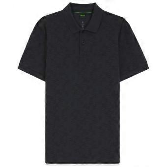 Men's Hugo Boss Athleisure Hugo Boss Men's Navy All Over Print Polo Shirt