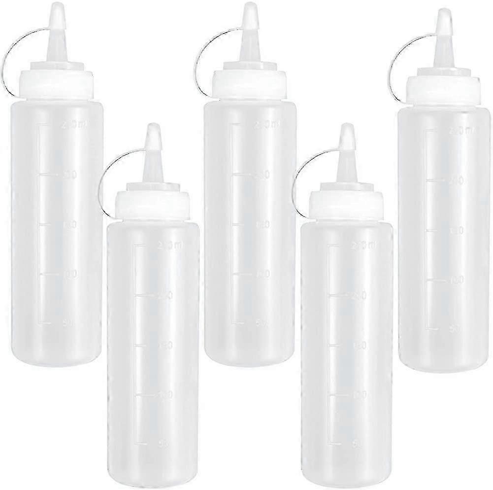 BPA-Free Squeeze Bottles With Scale