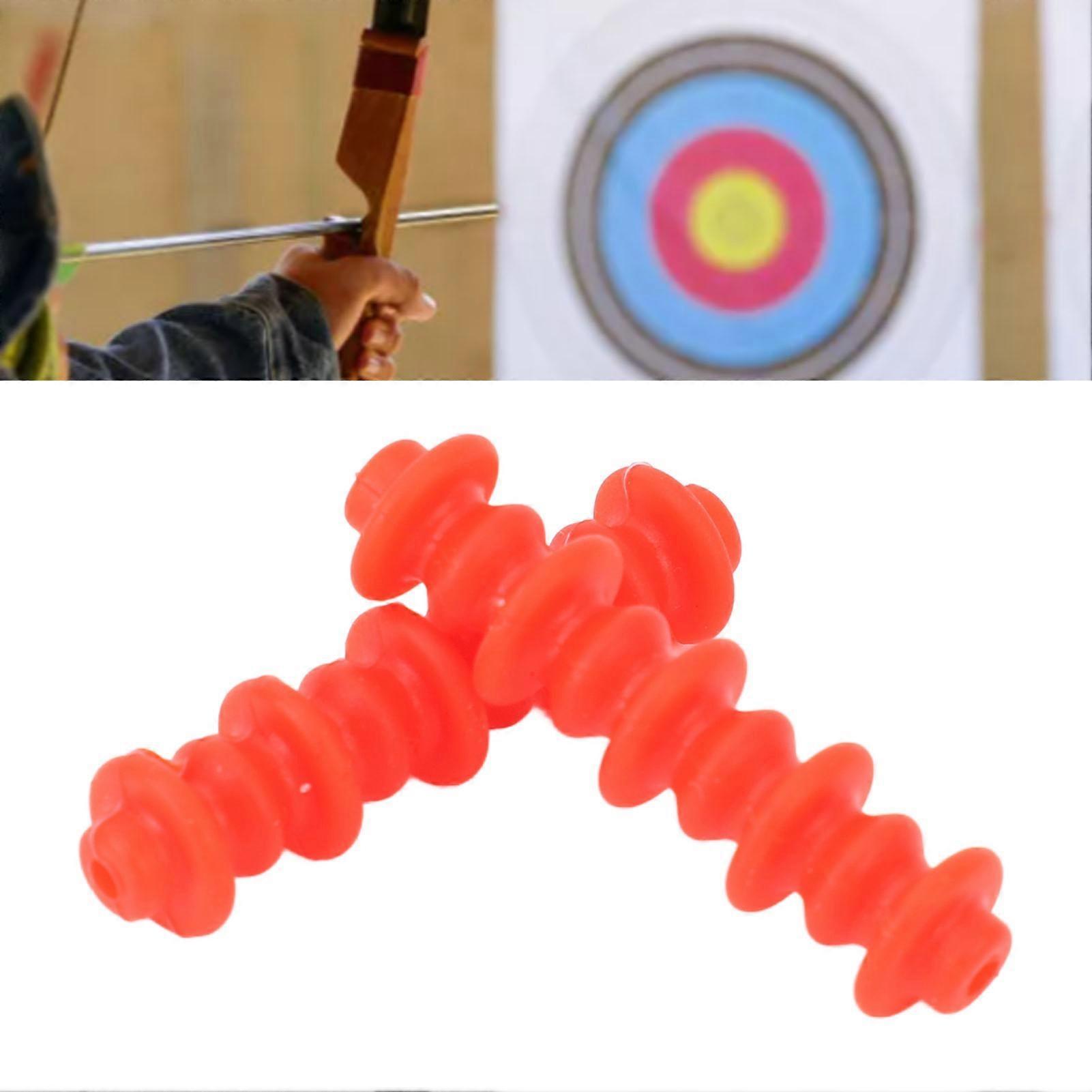 Shock Absorber Rubber Effective Widely Applicable Bow String Damper for Compound Bow Red