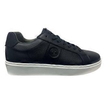 Men's Barbour Footwear Barbour Men's Black Leather Pointing Trainers