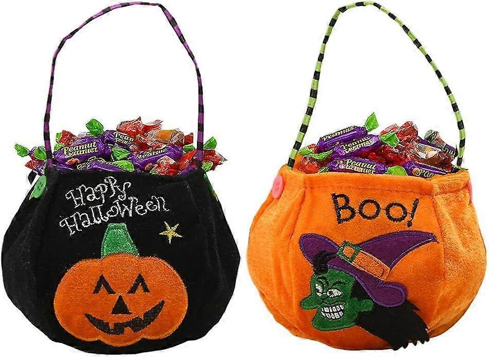 Compact Pumpkin Party Bags 2-Pack