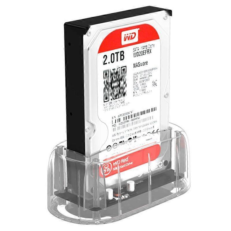 3.5 inch Transparent USB3.1 Gen2 Type-C Hard Drive Dock