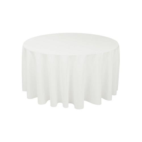 Unique Party Round Plastic Plain Tablecover