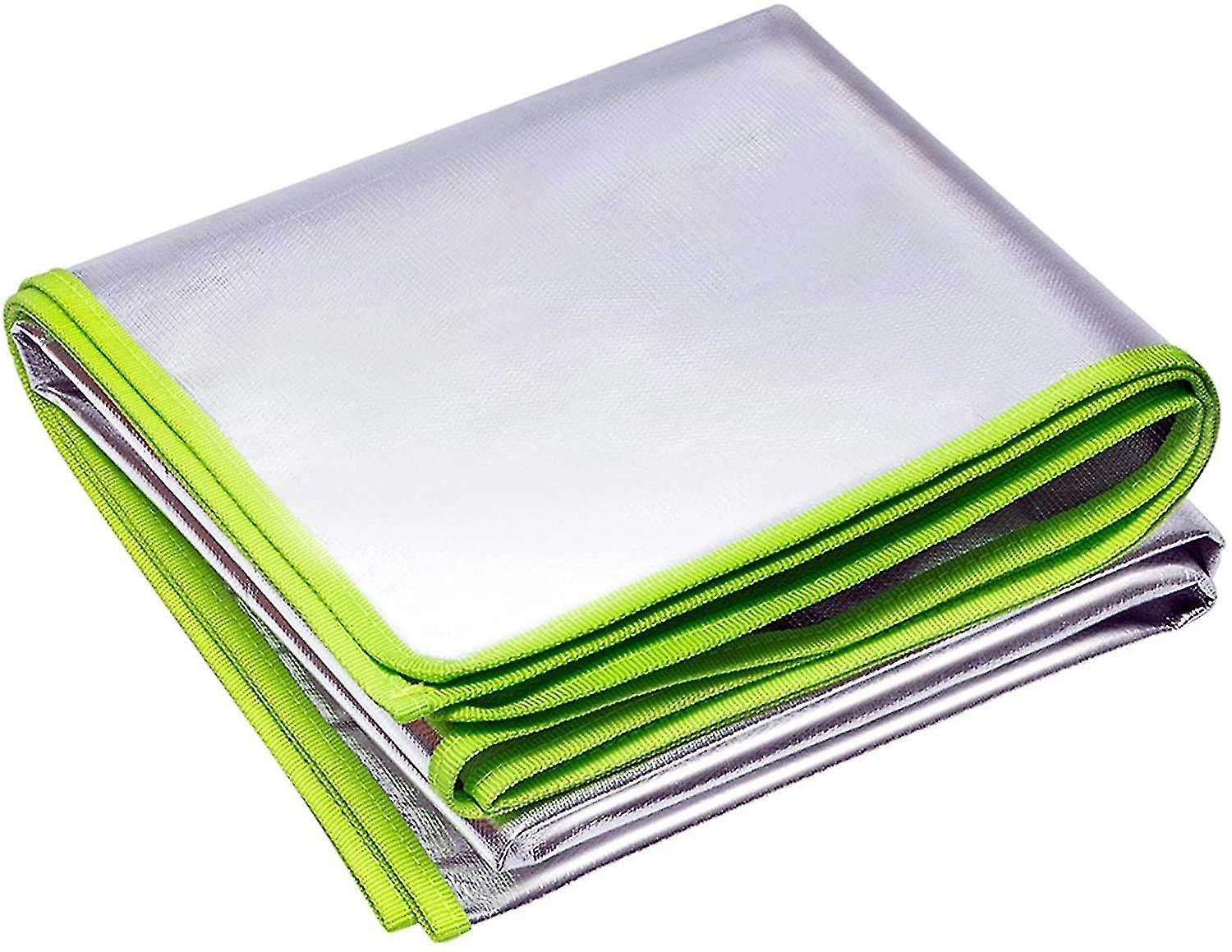 Fireproof Mat, Fire Pit Mat For Deck Visible At Night, 39" Fire Pit Pad Deck