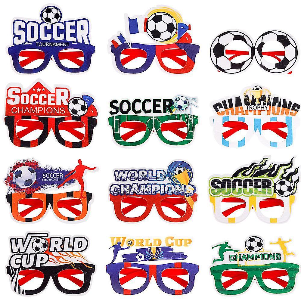 2022 Qatar World Cup Glasses Decoration World Cup Fan Supplies