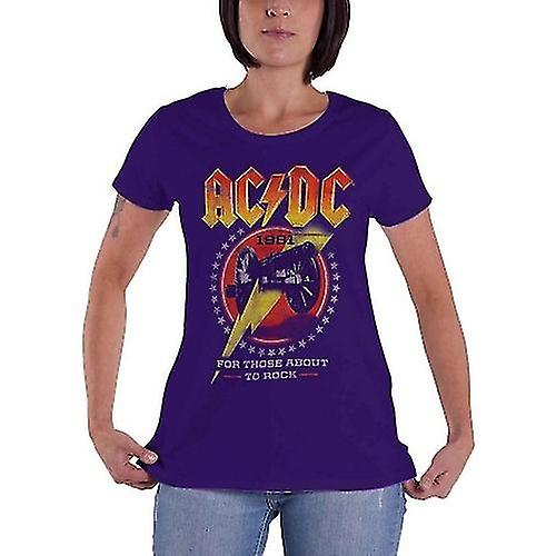 AC/DC Womens/Ladies For Those About To Rock '81 T-Shirt