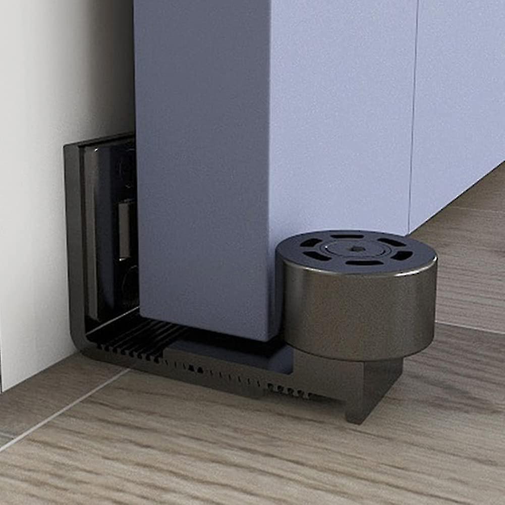 Upgrade Adjustable Floor Guide Bottom Door Caterpillar Sliding Barn Door Hardware Accessories Black One P