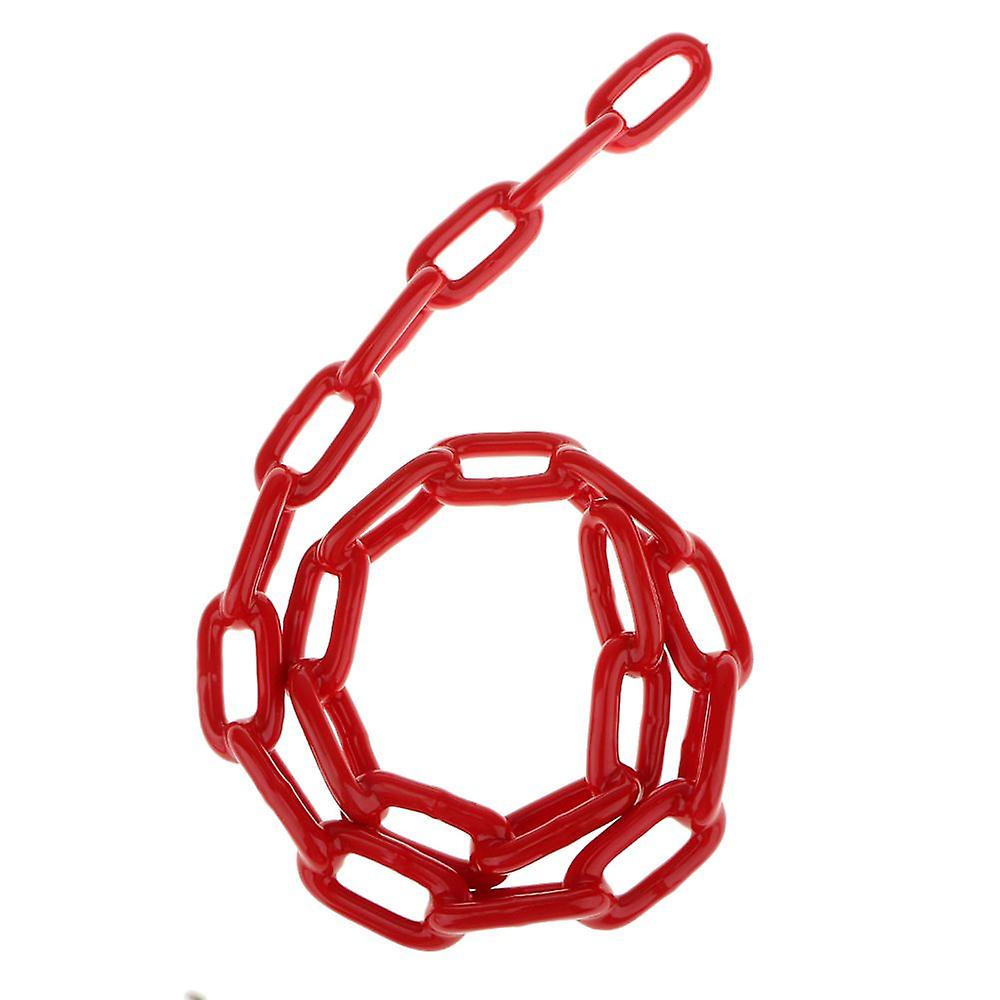 Durable Soft Plastic Coated Iron Swing Chain Swing Swing Rope Accessory 1.2m Red