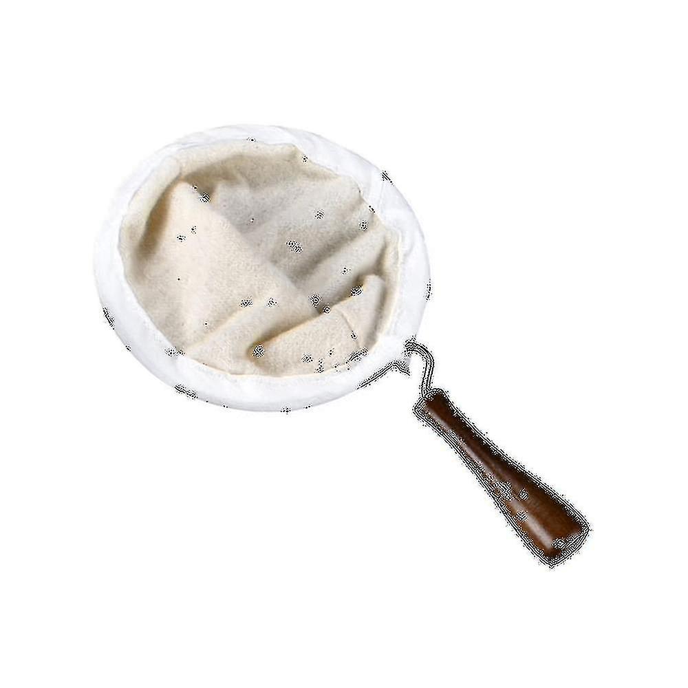 فلتر القهوة العزل الحراري مقبض ناعم نسيج خشبي مصنوع يدويا فلتر شاي قابل لإعادة الاستخدام للمنزل