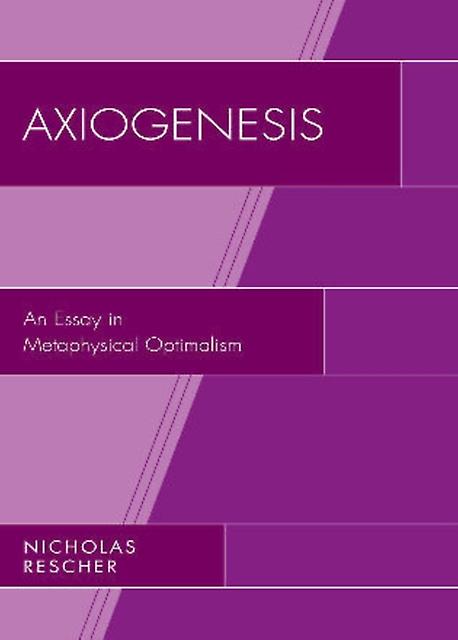 Axiogenesis by Nicholas Rescher Paperback Book