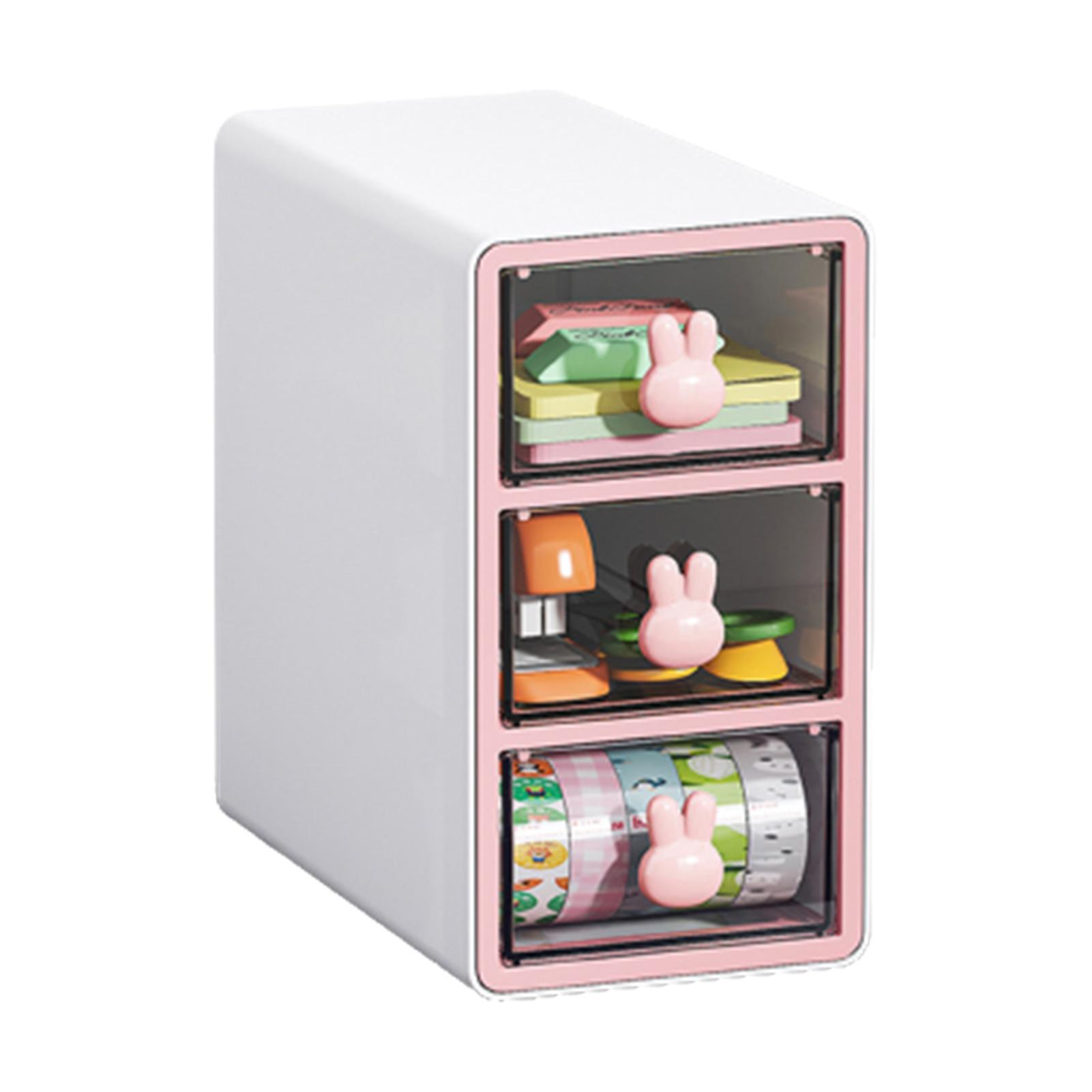 Desk Storage Organizer With Drawers Wardrobe Large Capacity Storage Box