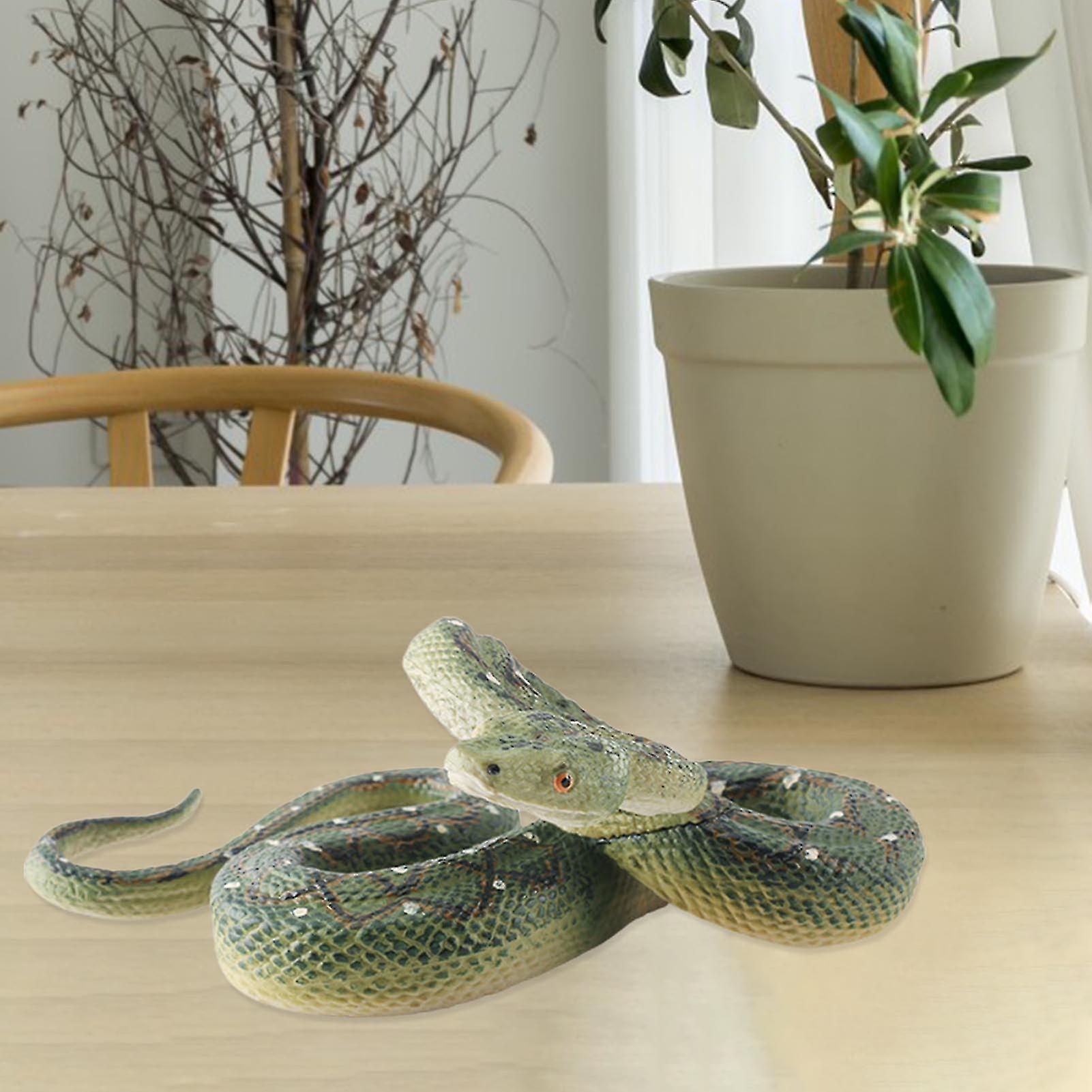 LJSW 8 pcs modèle de Cobra en Caoutchouc, modèle de Serpent simulé, Farce Animale, pour Halloween, Jour du Poisson d'avril, Accessoires effrayants, Enfants, Jardin, fête, Astuce effrayante