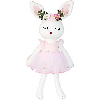 Doll Handmade Stuffed Animal Bunny Stuffed Animal Bunny Plush Animal Doll, Plush Toy Bunny Stuffed Animals For Girls Easter Stuffed Animal On Birthday