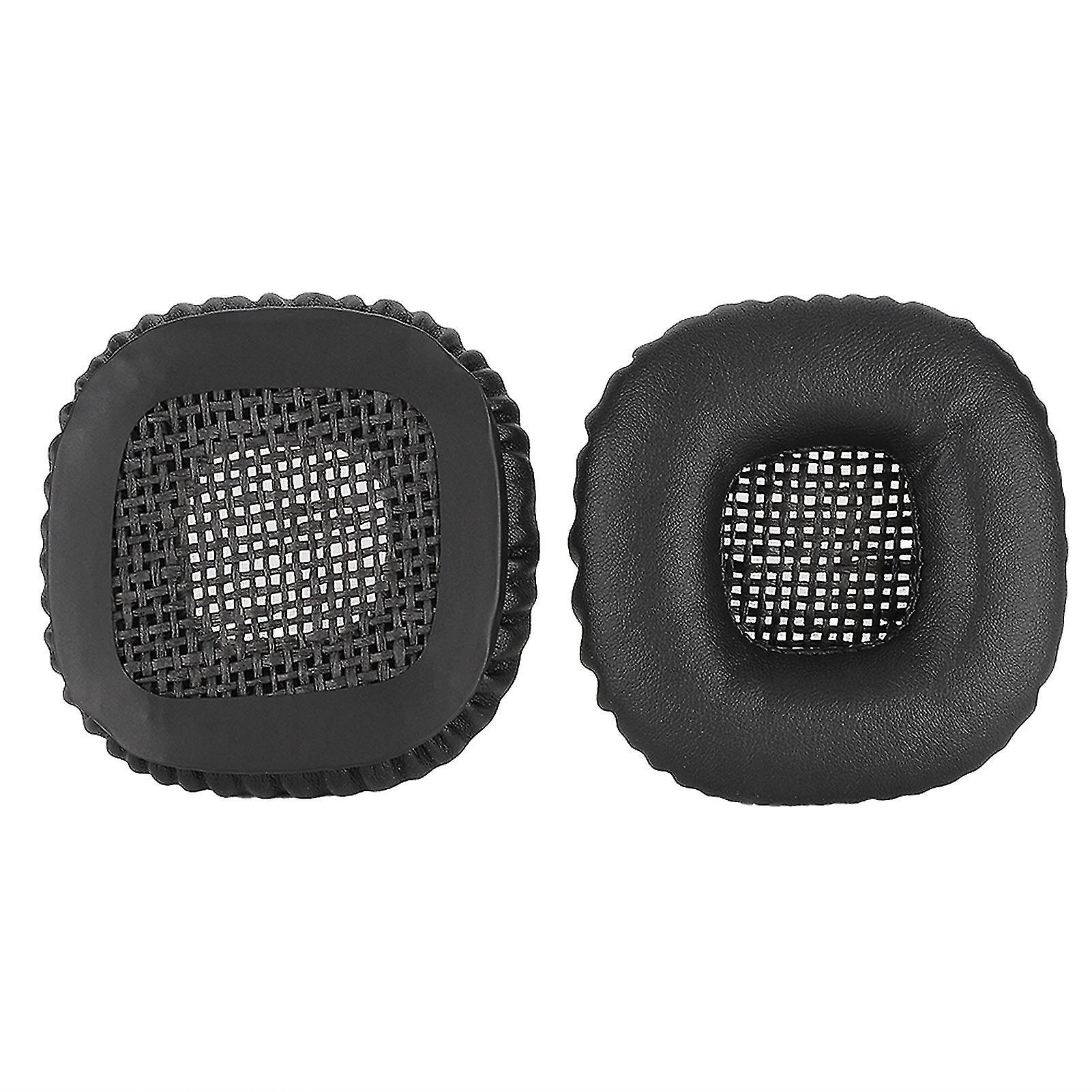 Pair of Soft Memory Foam Replacement Earpads for Marshall Major II Headphones (Black)