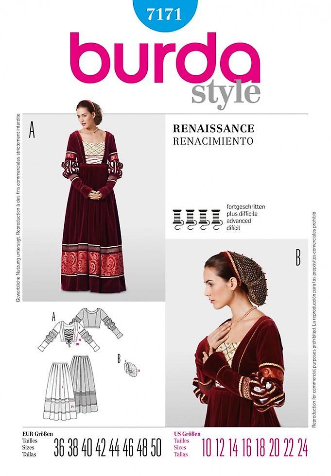 Burda Paper Sewing Pattern 7171