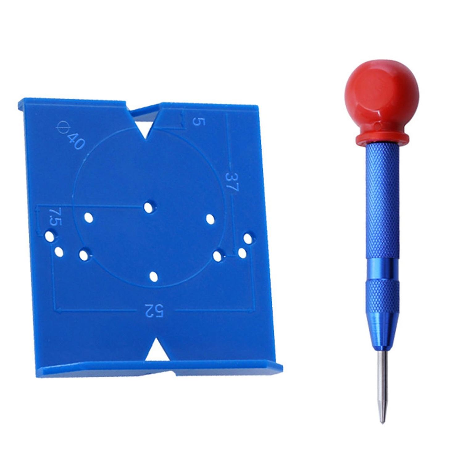 Hinge Hole Opener Quickly Marking Hole Depth Control Limitable Center Alignment Base Screw Holes 35/