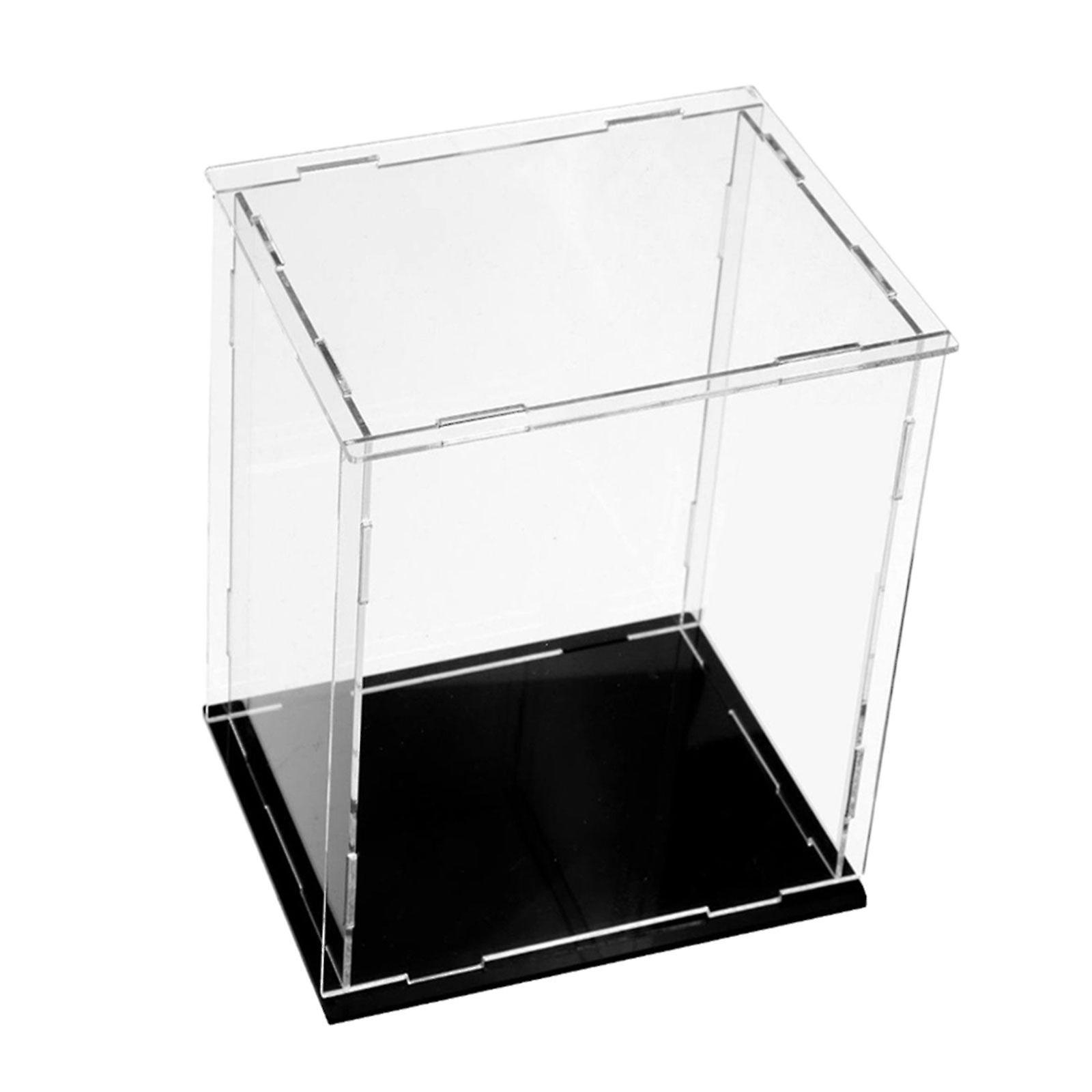 Clear Acrylic Display Case Model Countertop Box for Plush Dolls Diecast Cars