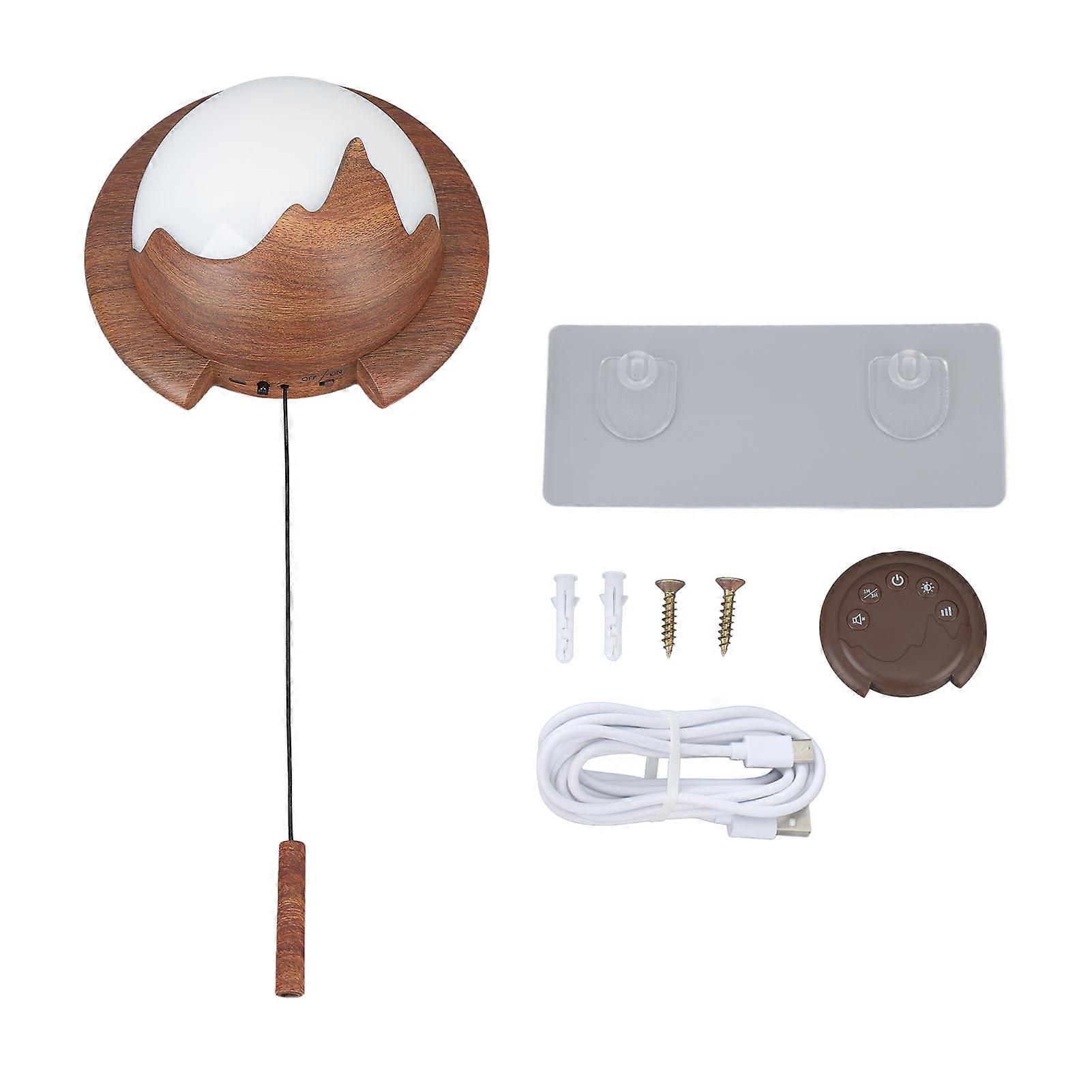 Remote-Controlled Wall Diffuser with Night Light – Quiet & Large Capacity for Home