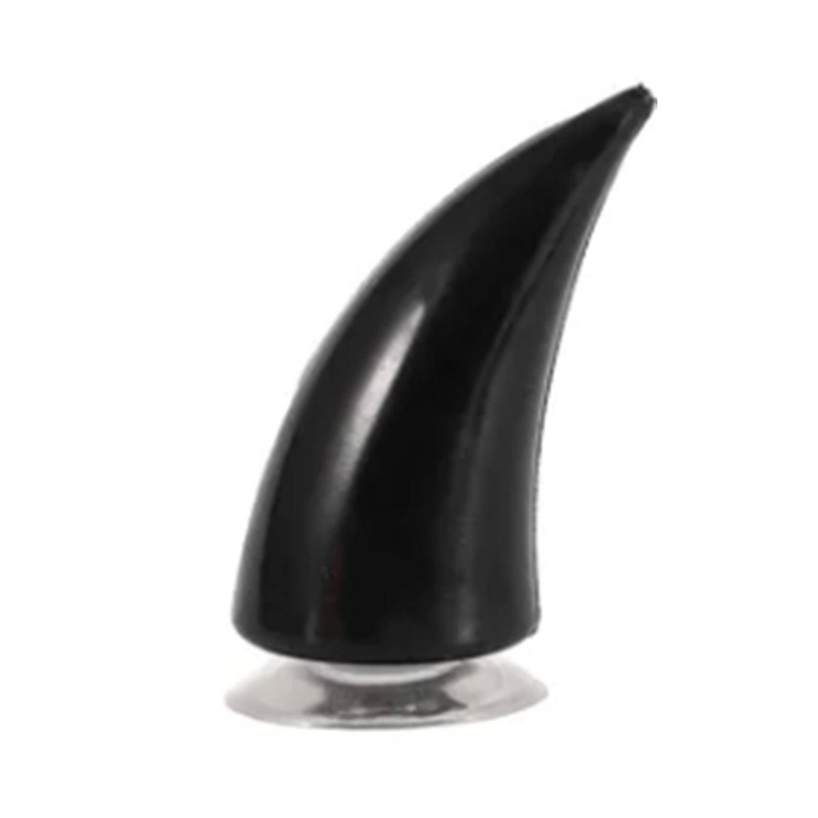 Small Devil Horns for Helmet, Black Devil Horns for Motorcycle Helmet, Helmet Accessory