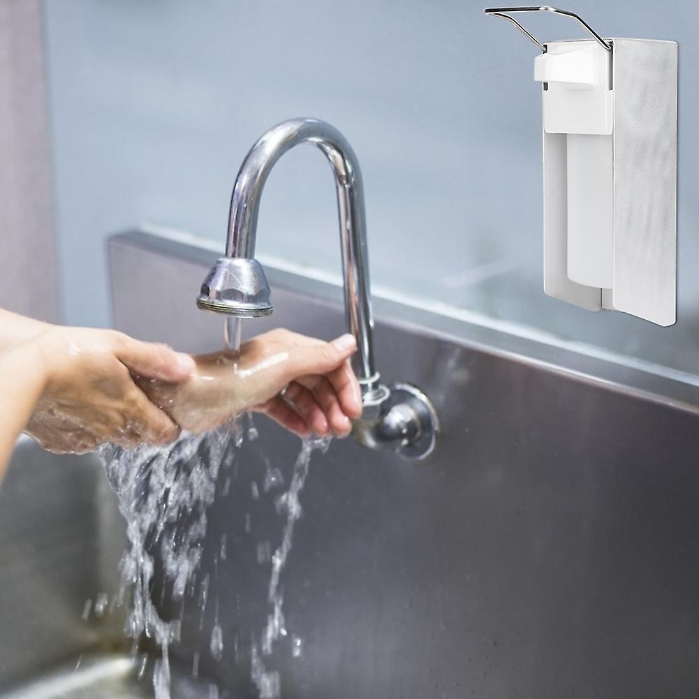 Manual Elbow Pressure Soap Dispenser ABS Plastic Soap Box WallMounted Liquid Box